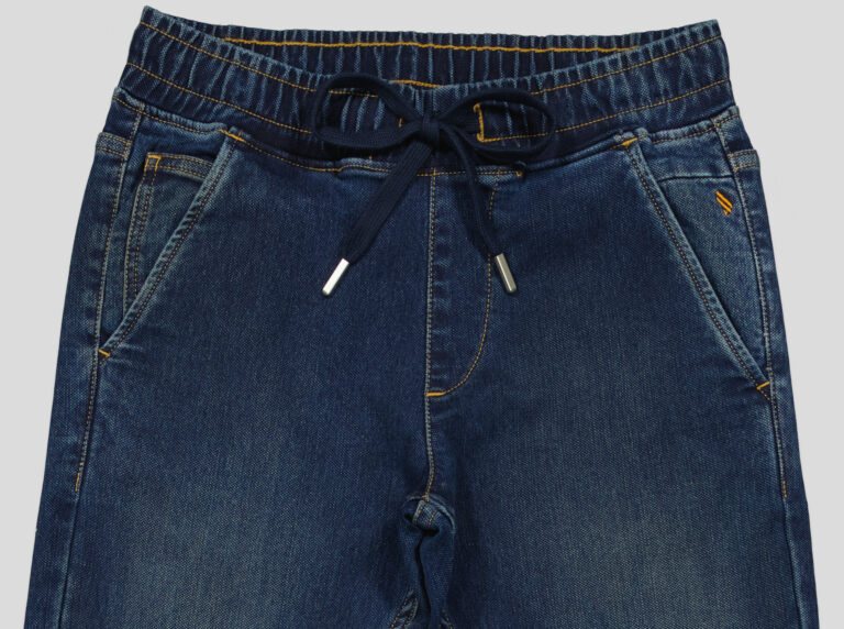 PANTALON JOGG JEANS CEINTURE ELASTIQUE