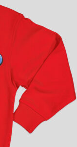 Sweat garçon col rond molleton 100 % coton imprimé devant et dos