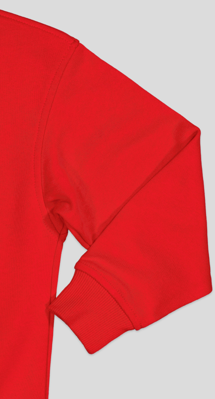 Sweat garçon col rond molleton 100 % coton imprimé devant et dos
