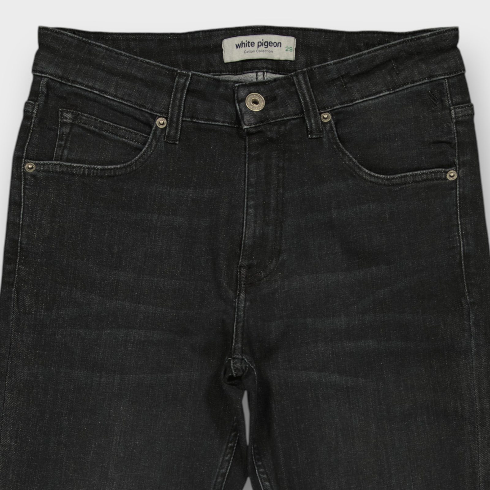 JWPB2008 BLACK USED (1) PANTALON JEANS CINQ POCHES SLIM FIT EN DENIM STRETCH – Image 5