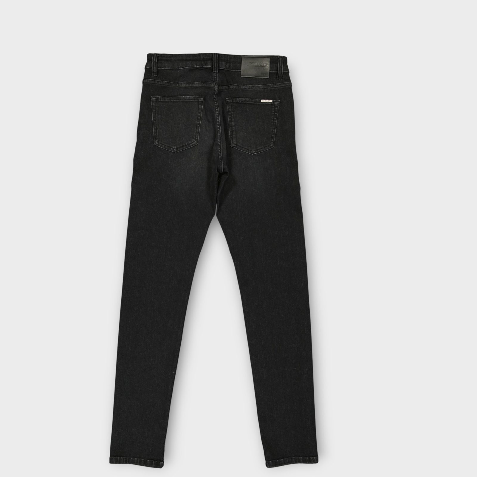 JWPB2008 BLACK USED (3) PANTALON JEANS CINQ POCHES SLIM FIT EN DENIM STRETCH – Image 3