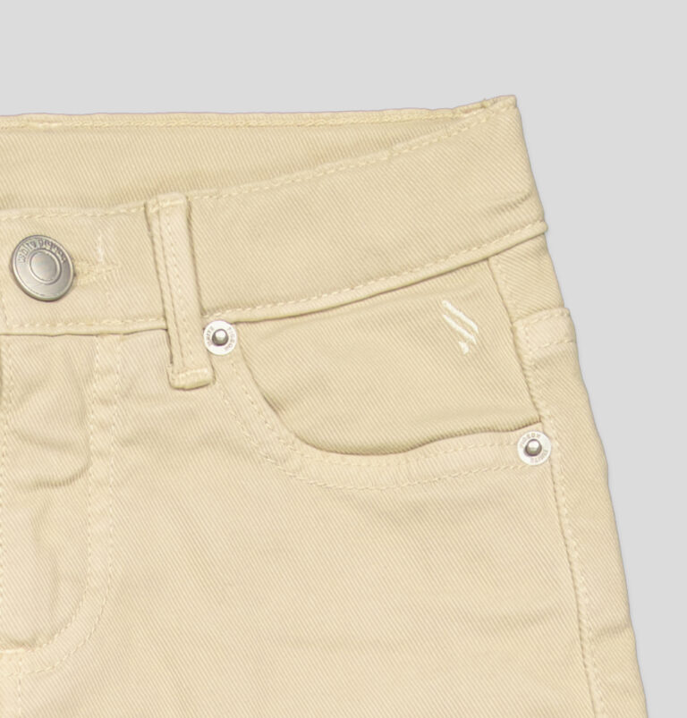 PANTALON CINQ POCHES COTON ELASTHANNE
