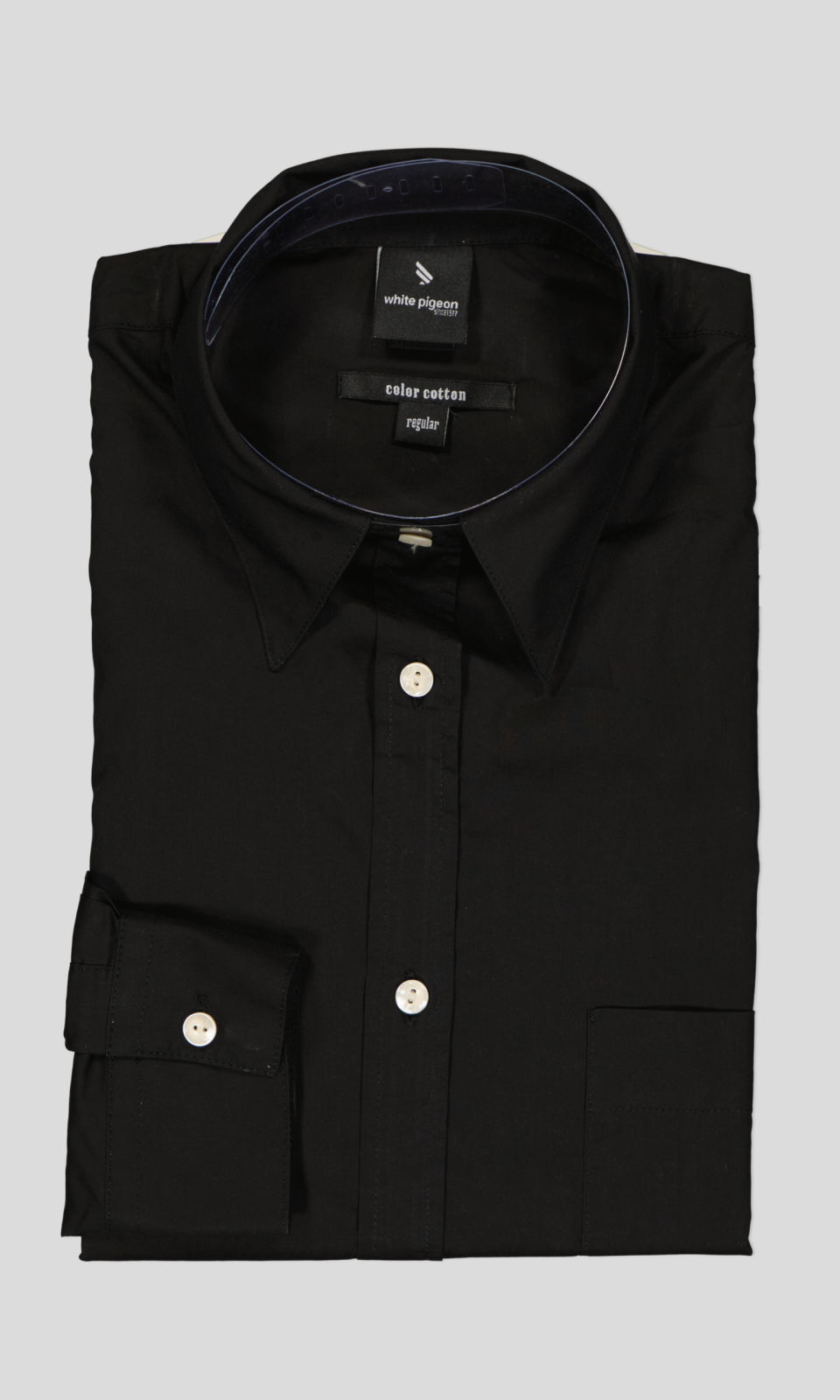WPCHF2502_WP (5) CHEMISE GABARDINE REGULAR FIT – Image 4