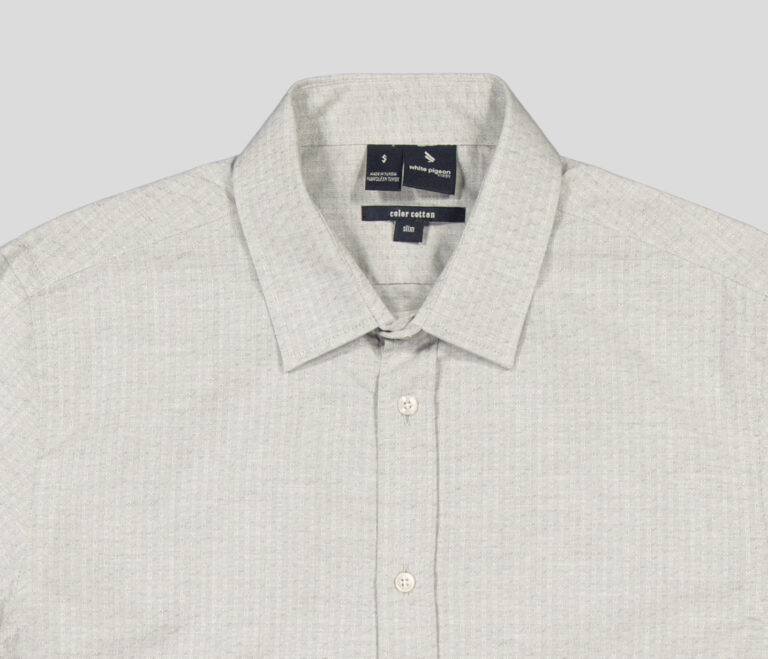 CHEMISE COTTON UNI SLIM