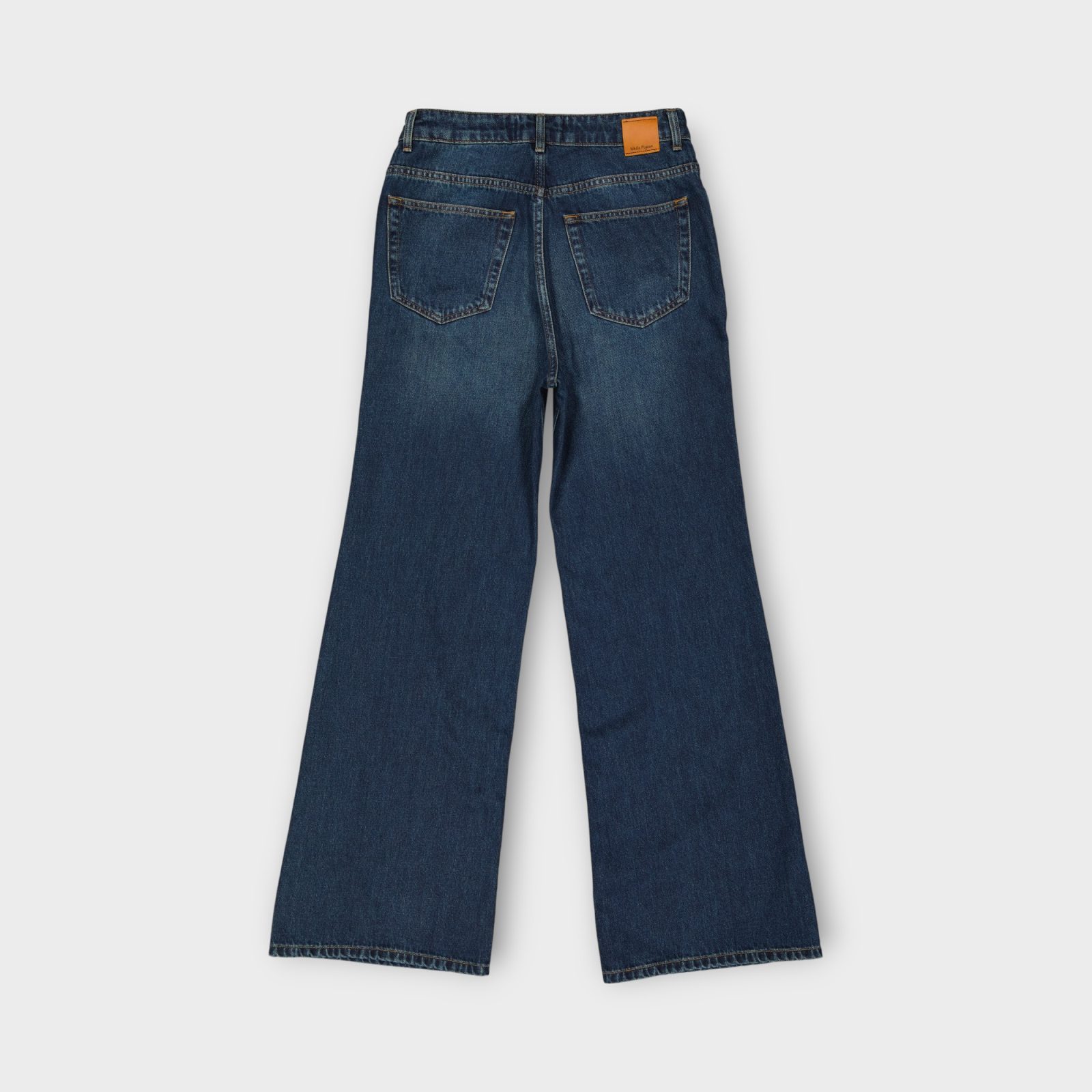 WPJAF6008 STONE WASH (2) PANTALON JEANS FEMME WIDE LEG – Image 3