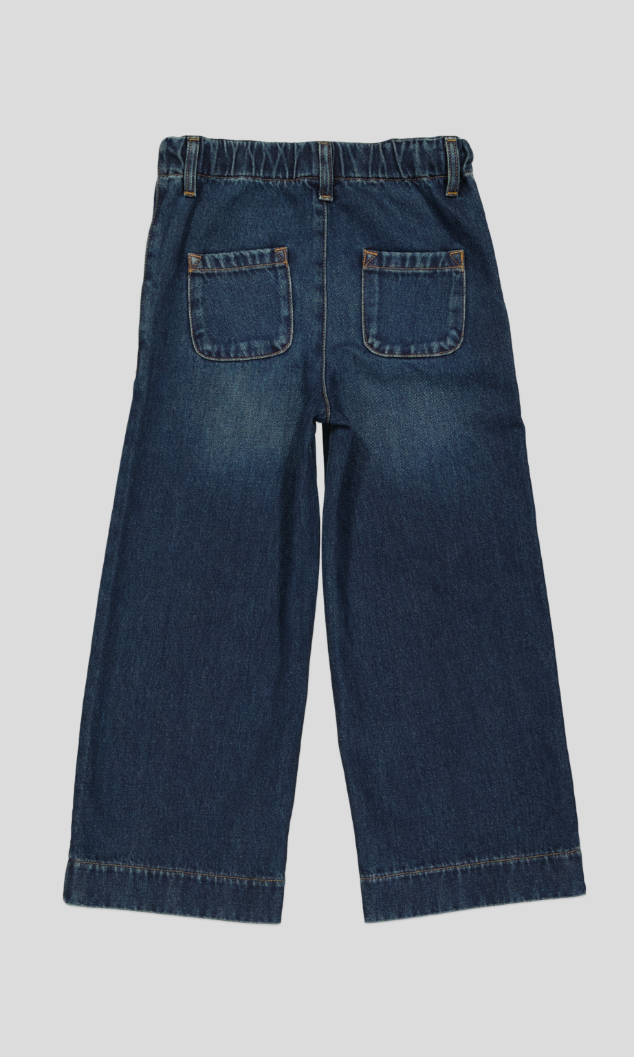 PANTALON JEANS FILLETTE CEINTURE ELASTIQUE ET CORDON