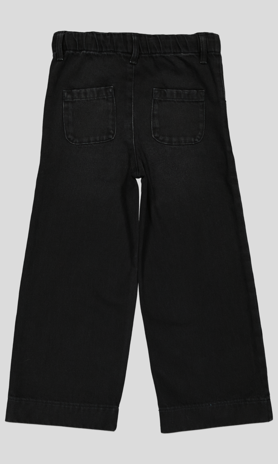 PANTALON JEANS FILLETTE CEINTURE ELASTIQUE ET CORDON