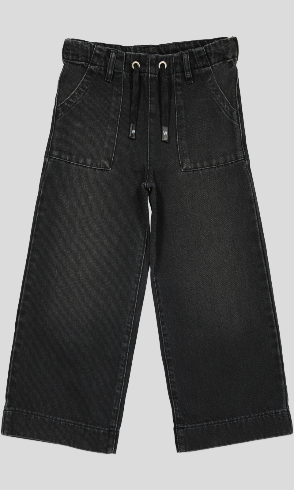WPJF0029_WP (3) PANTALON JEANS FILLETTE CEINTURE ELASTIQUE ET CORDON – Image 7