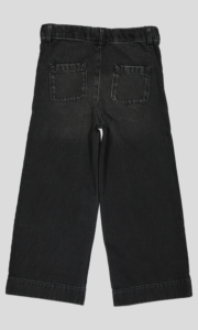PANTALON JEANS FILLETTE CEINTURE ELASTIQUE ET CORDON