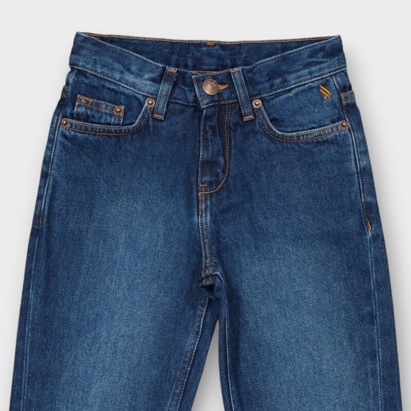PANTALON JEANS TAILLE HAUTE EN DENIM 100 % COTON
