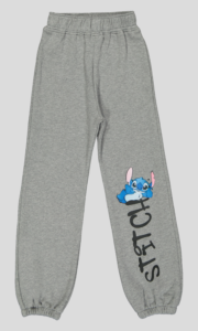 Jogging fillette Stitch molleton 100 % coton