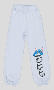 Jogging fillette Stitch molleton 100 % coton