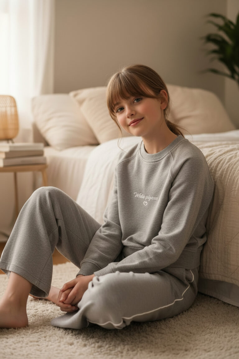 JOGGING FILLETTE MOLLETON ELASTHANNE