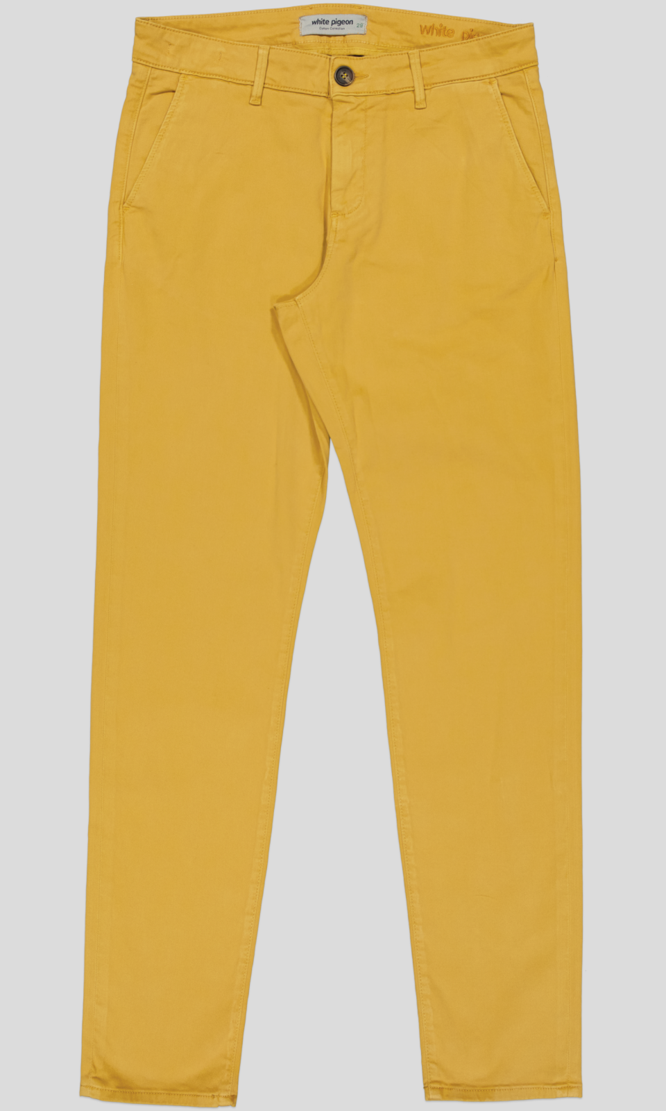 WPPCH001_WP JAUNE (1) PANTALON CHINO POCHES ITALIENNES AVEC PINCES DEVANT – Image 6