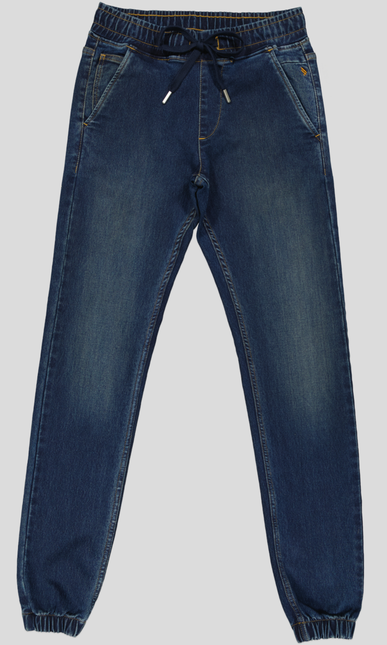 PANTALON JOGG JEANS CEINTURE ELASTIQUE