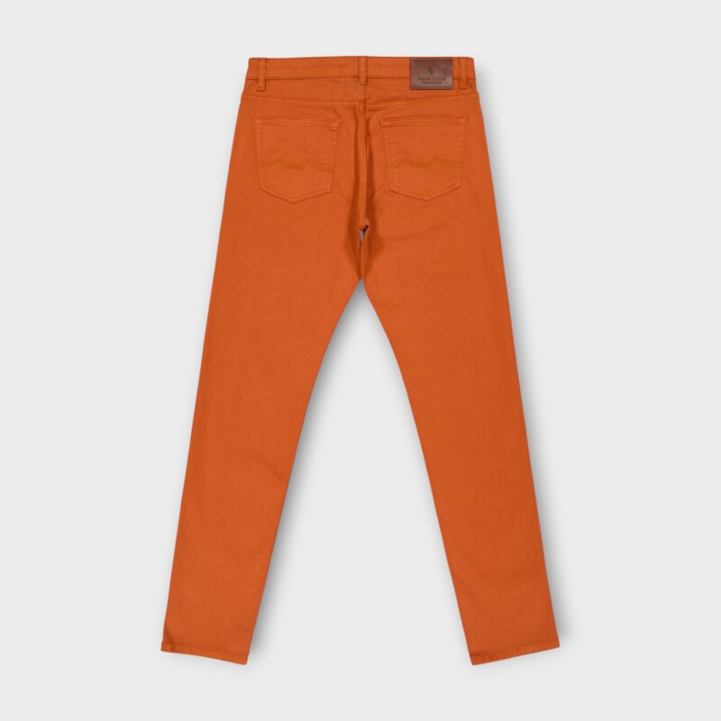 PANTALON CINQ POCHES  COTON ELASTHANNE