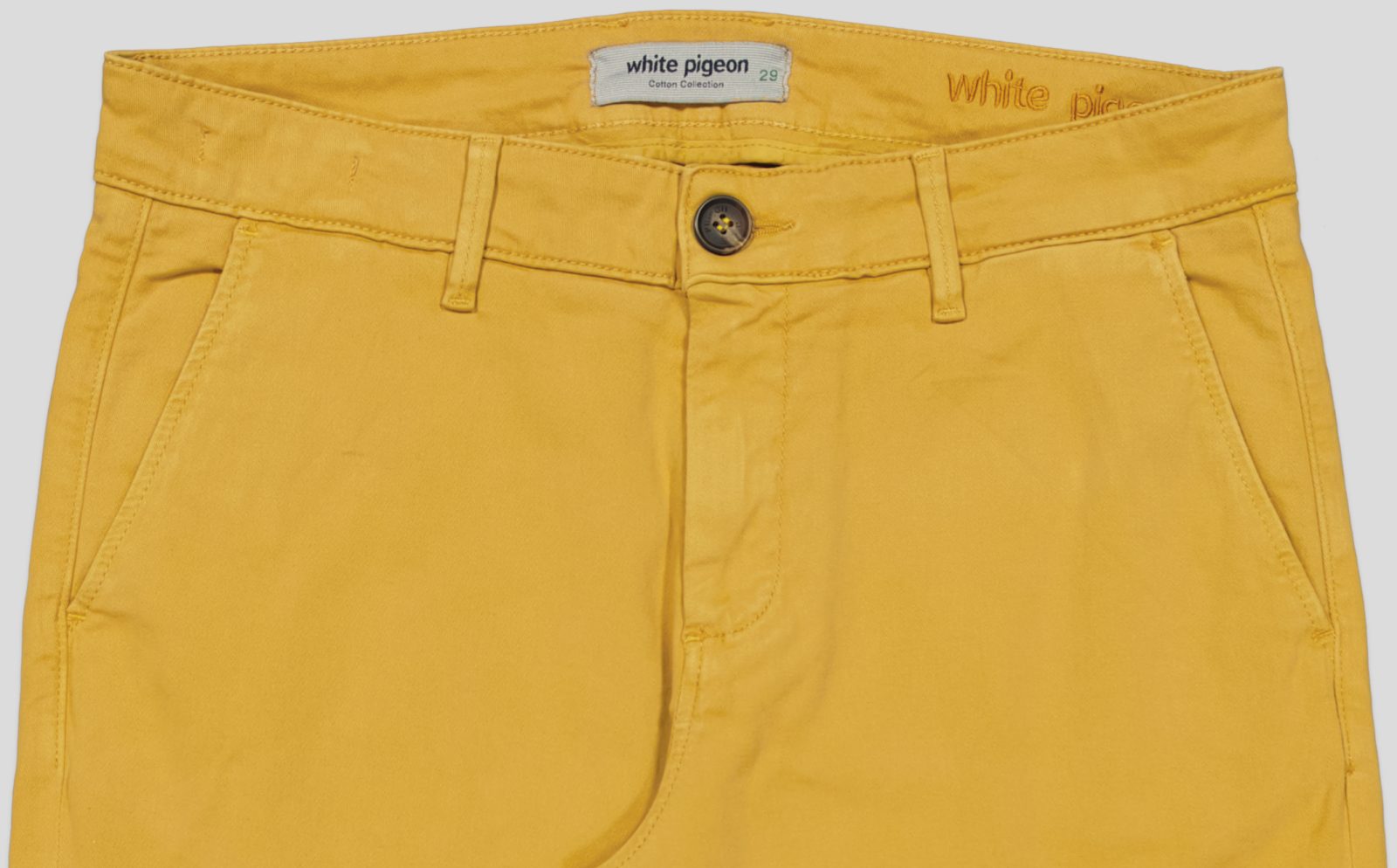devant1 det1 PANTALON CHINO POCHES ITALIENNES AVEC PINCES DEVANT – Image 8