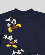Sweat garçon col rond molleton 100 % coton imprimé Mickey Mouse