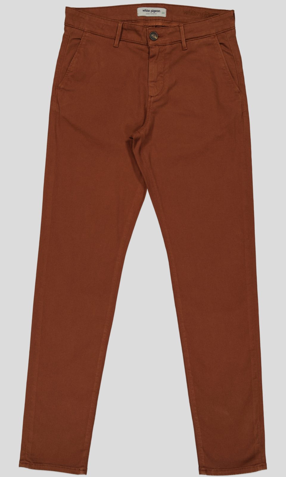 pantalon devant PANTALON CHINO POCHES ITALIENNES AVEC PINCES DEVANT – Image 1