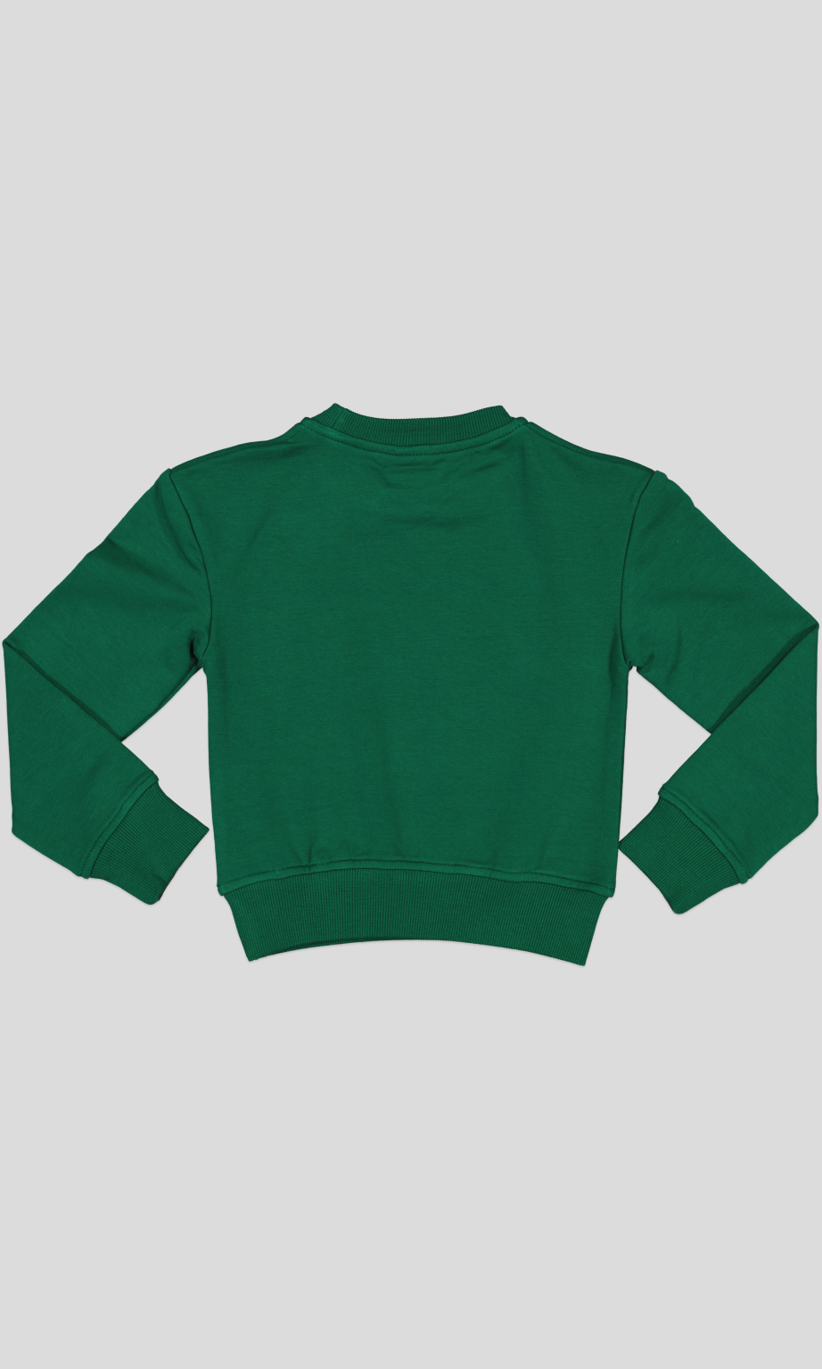 SWEAT COL ROND MOLLETON COTON ELASTHANNE AVEC STRASS