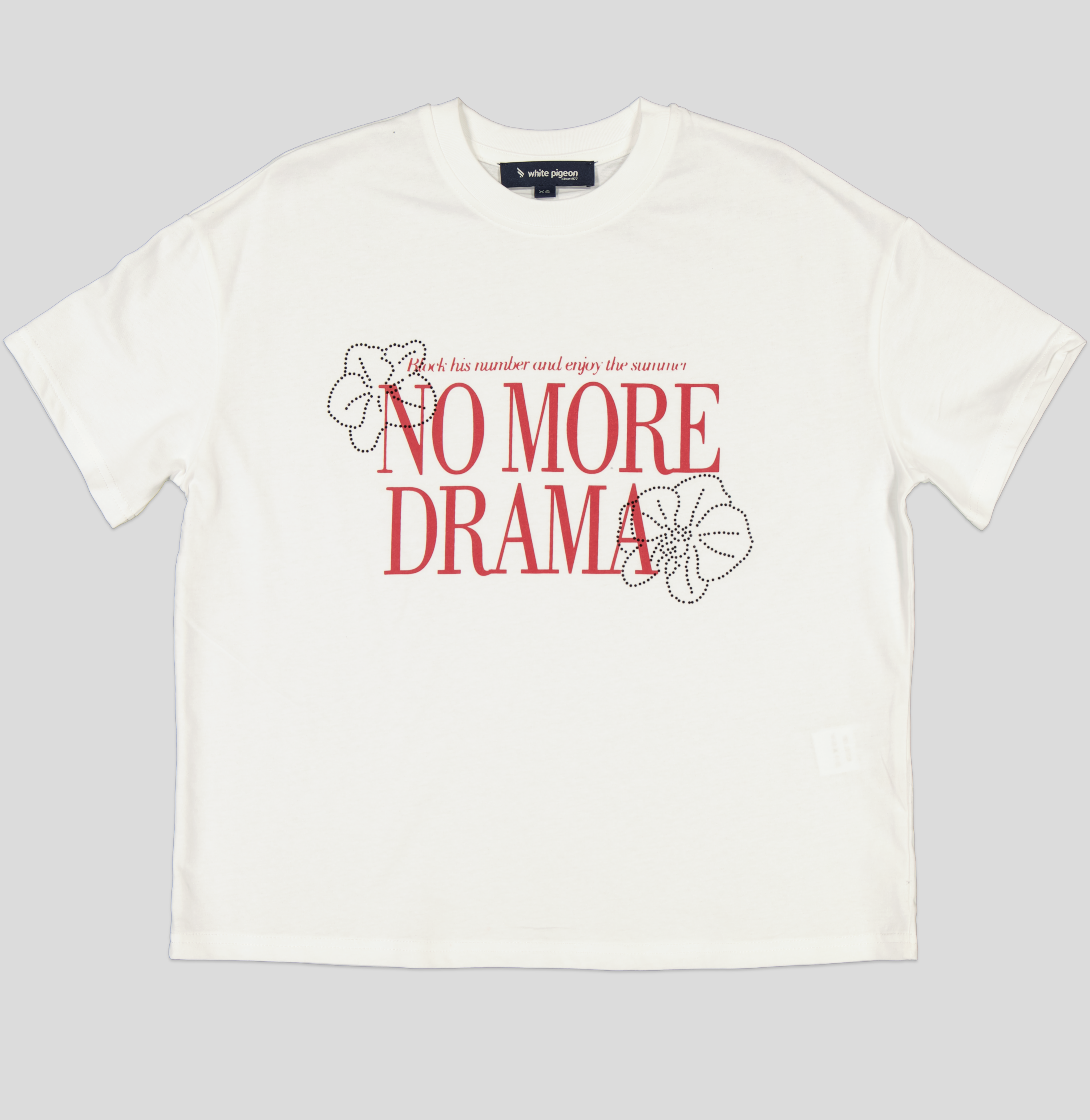 1 T-SHIRT FEMME OVERSIZE FIT JERSEY 100 % COTON – Image 2