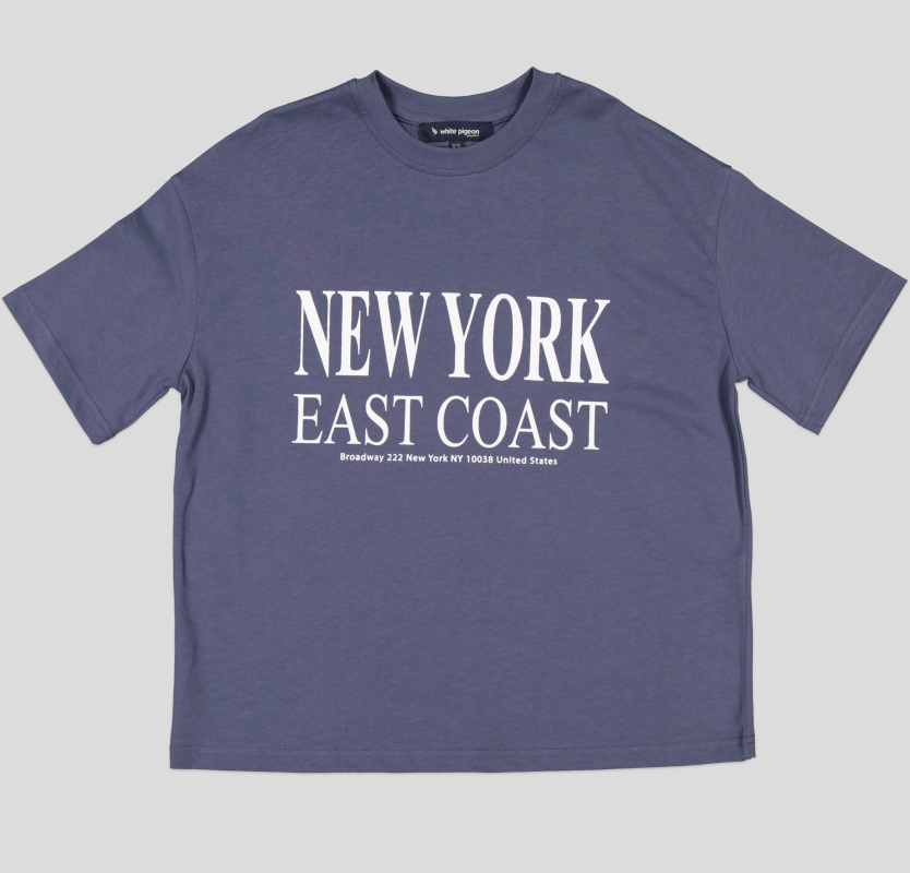 T-SHIRT FEMME OVERSIZE FIT JERSEY 100 % COTTON