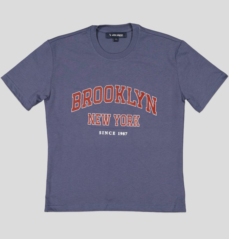 T-SHIRT FEMME REGULAR FIT JERSEY COTON 100 %