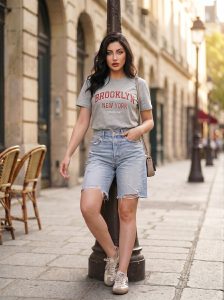 T-SHIRT FEMME REGULAR FIT JERSEY COTON 100 %