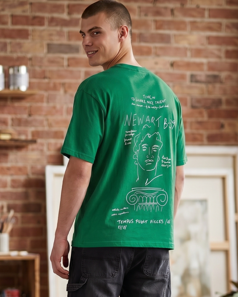 T-shirt pour homme en jersey 100% coton