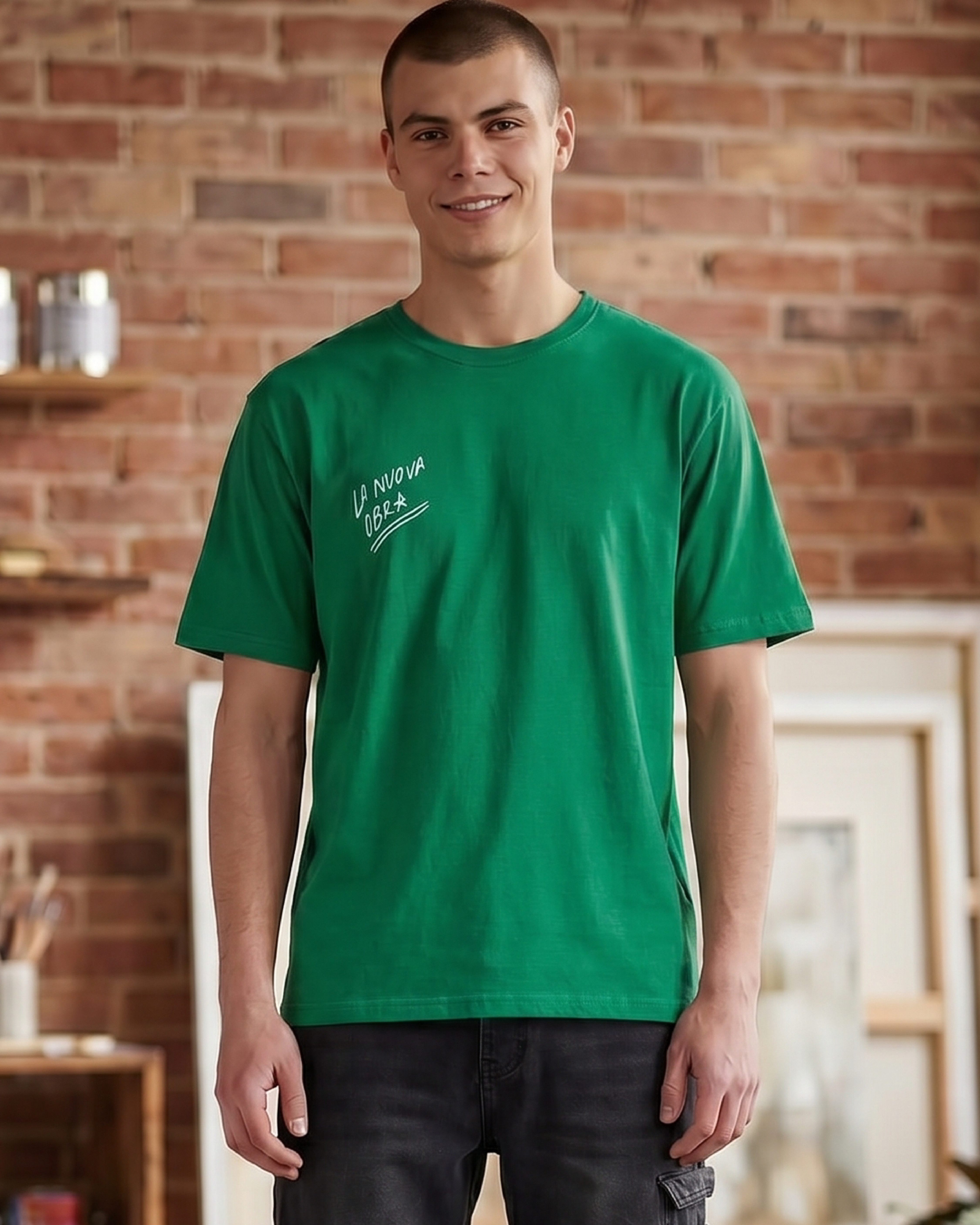 4 T-shirt pour homme en jersey 100% coton – Image 1
