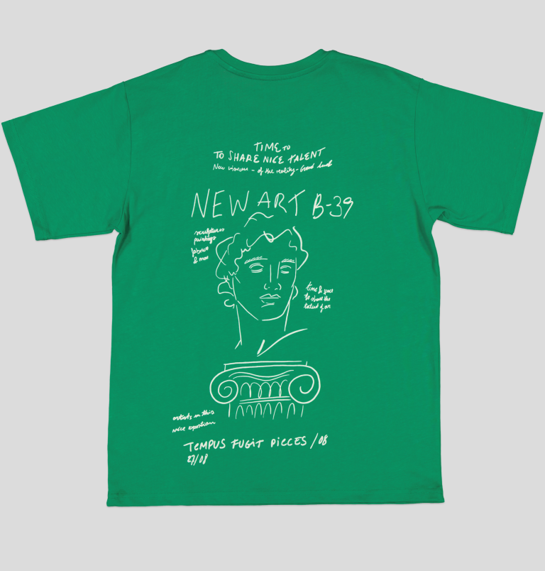 T-shirt pour homme en jersey 100% coton