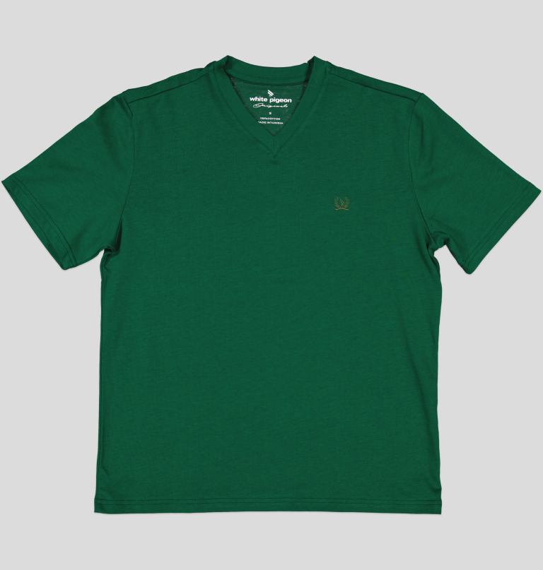 TSHIRT HOMME 100% COTON COL V