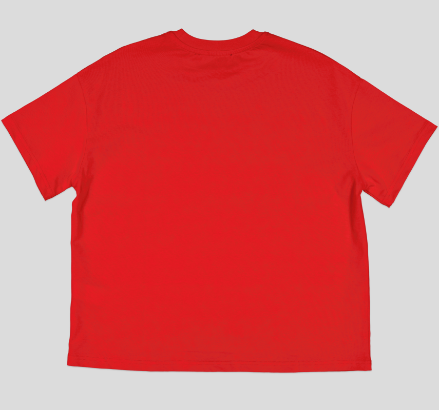 T-SHIRT FEMME OVERSIZE FIT JERSEY COTTON 100 %