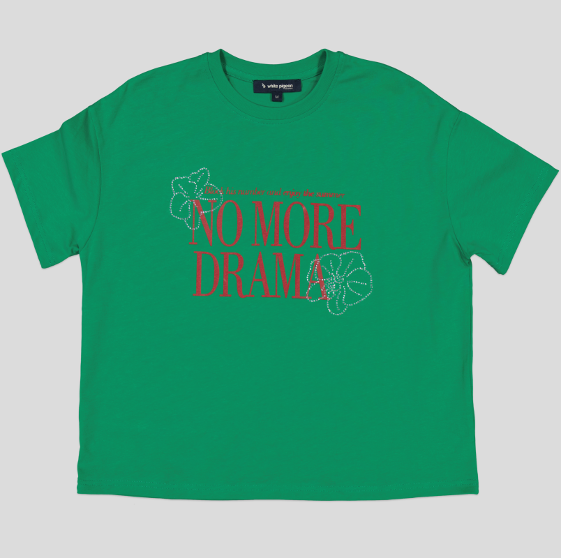 T-SHIRT FEMME OVERSIZE FIT JERSEY COTTON 100 %