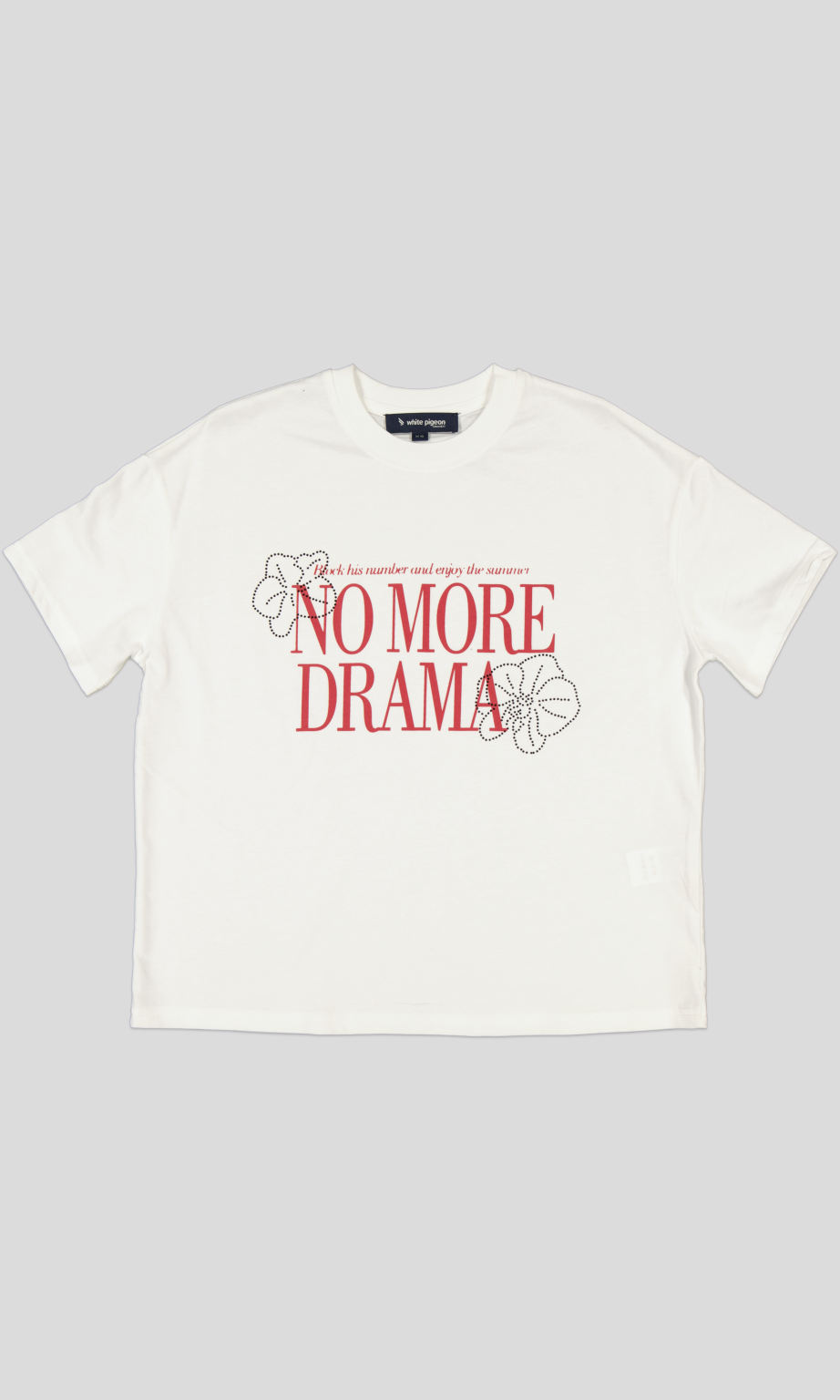 T-SHIRT FEMME OVERSIZE FIT JERSEY 100 % COTON