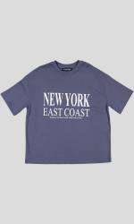 T-SHIRT FEMME OVERSIZE FIT JERSEY 100 % COTTON – Image 3