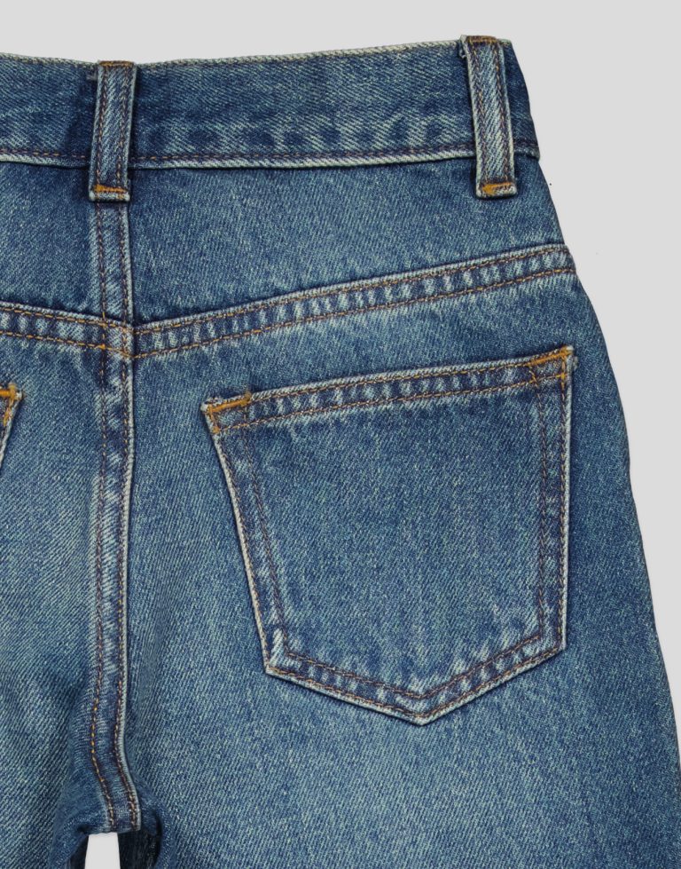 Jean garçon coupe jogger en denim 100% coton