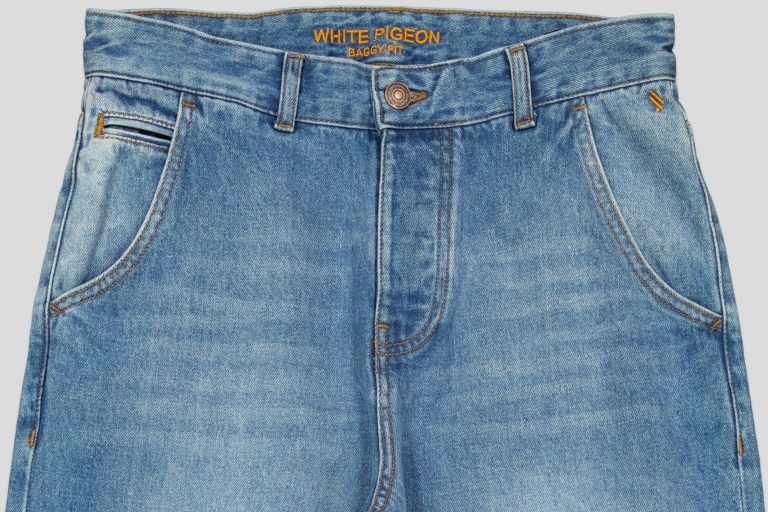 PANTALON JEAN BAGGY HOMME 100% COTON