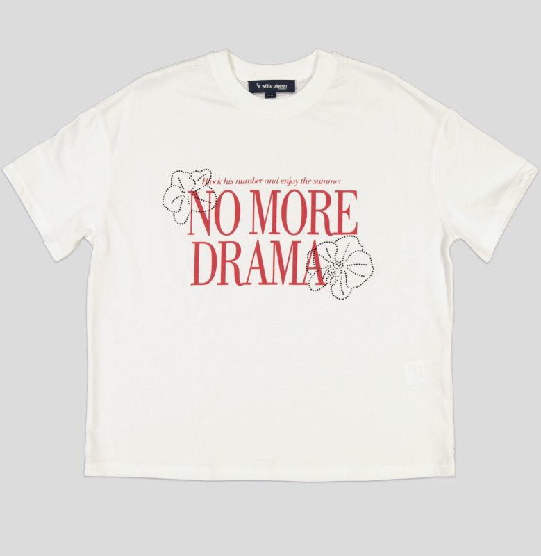 T-SHIRT FEMME OVERSIZE FIT JERSEY COTTON 100 %