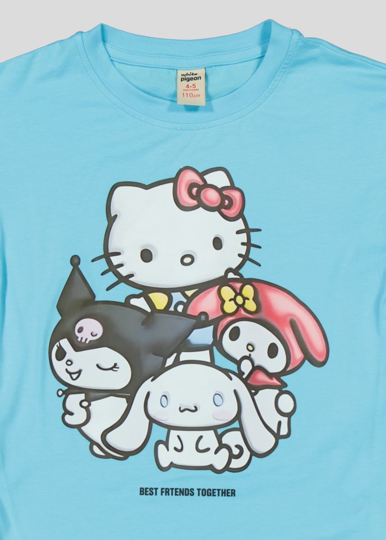 T-shirt pour fillette en jersey 100% coton