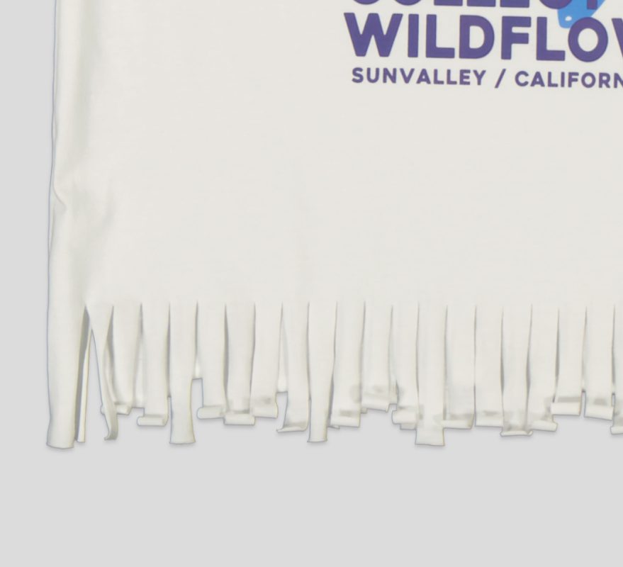T-SHIRT FILLETTE MANCHE COURTE 100% COTON
