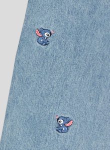 JEAN WIDE LEG FILLETTE COUPE LARGE MEDIUM 100% COTON
