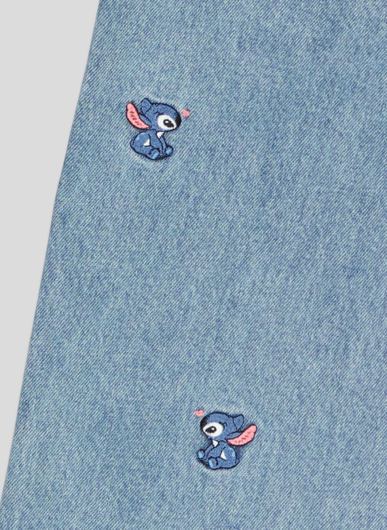 JEAN WIDE LEG FILLETTE COUPE LARGE MEDIUM 100% COTON