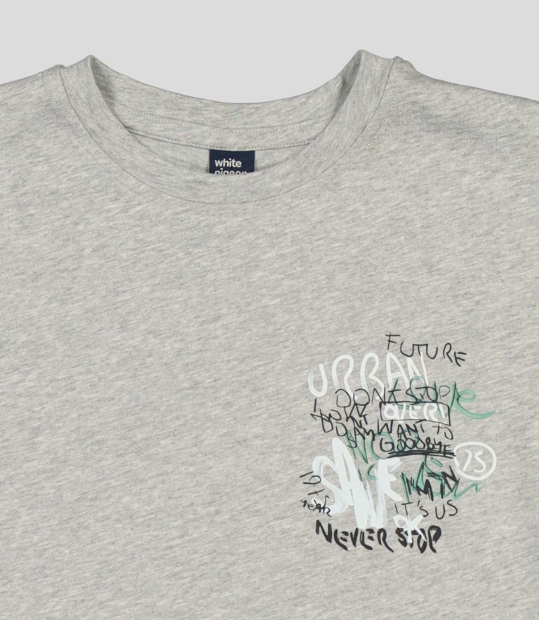 T-SHIRT GARCON MANCHE COURTE 100 % COTON