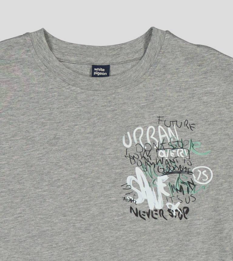 T-SHIRT GARCON MANCHE COURTE 100 % COTON
