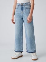 JEAN WIDE LEG FILLETTE COUPE LARGE MEDIUM 100% COTON