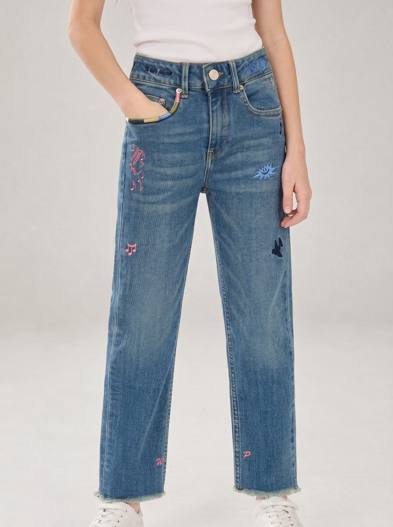 Pantalon en jean fillette