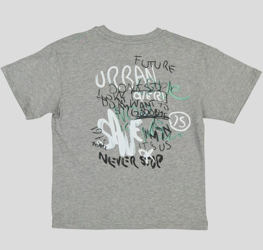 T-SHIRT GARCON MANCHE COURTE 100 % COTON