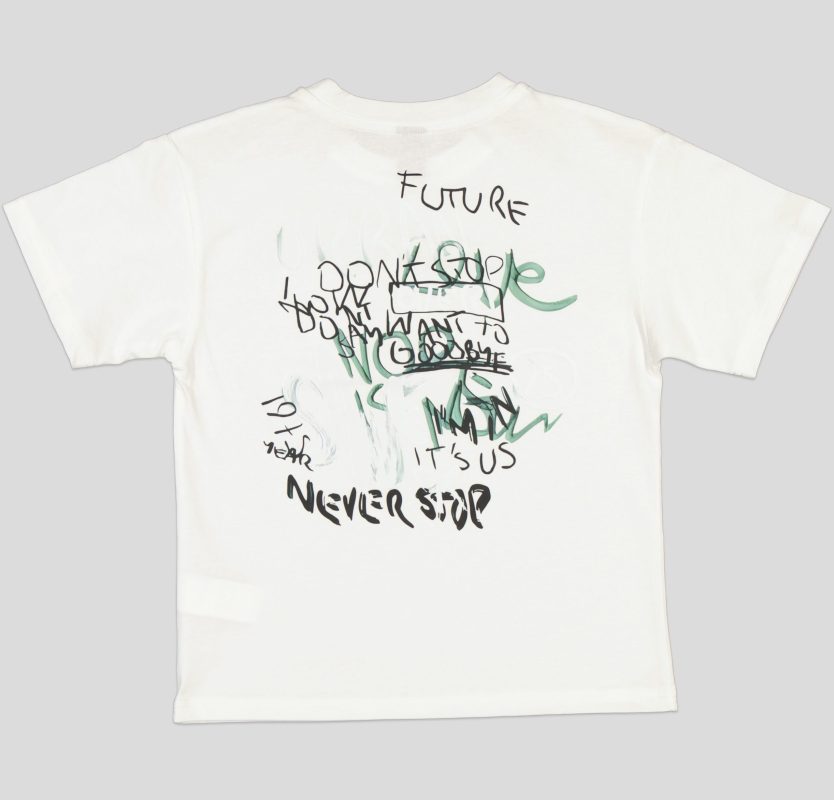 T-SHIRT GARCON MANCHE COURTE 100 % COTON