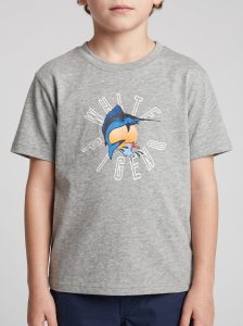 T-SHIRT GARCON MANCHE COURTE 100 % COTON